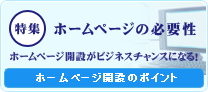 ホームページ開設のポイント