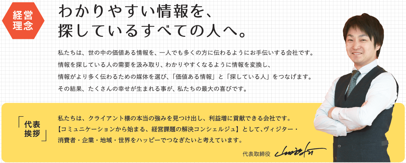 株式会社リクト　代表挨拶