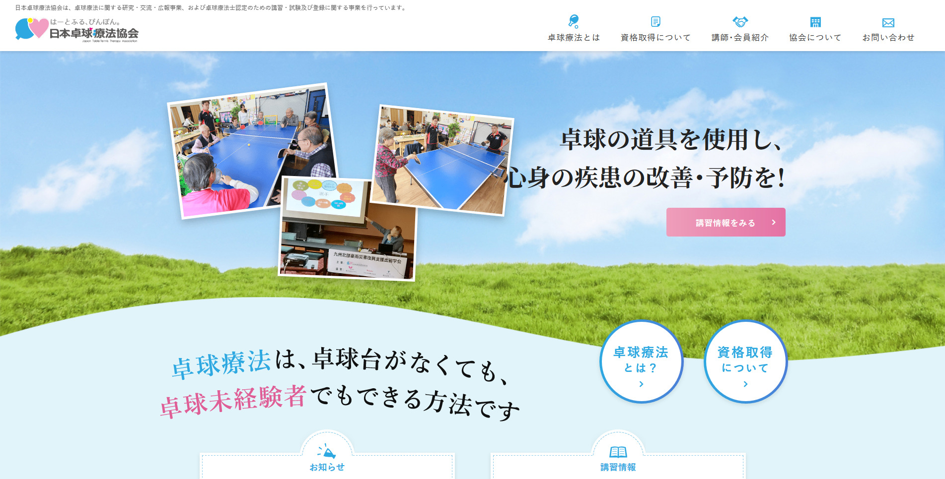  日本卓球療法協会 