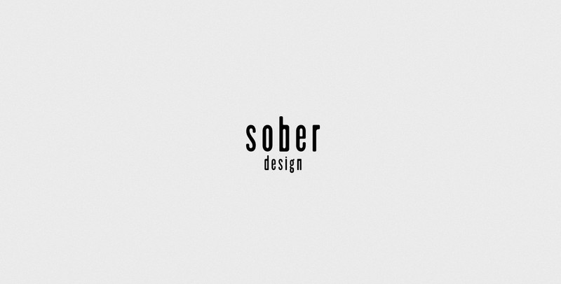 	sober design	